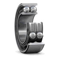 3312-B-TV-C3 Open NKE Double Row Angular Contact Ball Bearing C3 Clearance